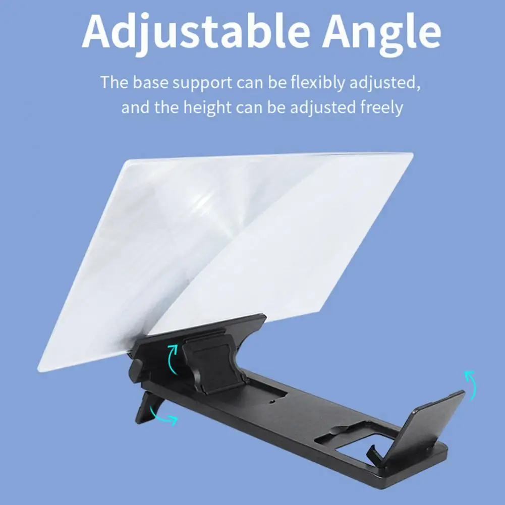 Screen Magnifier for Comfortable Viewing Anti-radiation Phone Screen Magnifier for Visual Fatigue Reduction 3d Movie Video Stand