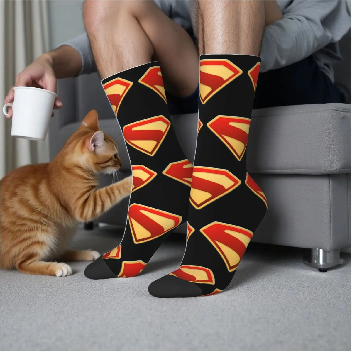 

Socks Harajuku Super Soft Stockings All Season Long Socks Accessories for Man's Woman's Birthday Present