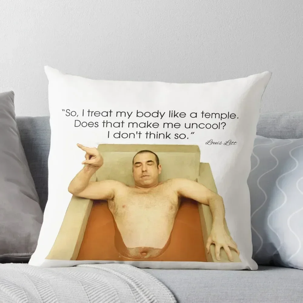 

Louis Litt Suits funny Quote Throw Pillow christmas supplies Pillowcases Cushion Covers Sofa pillow