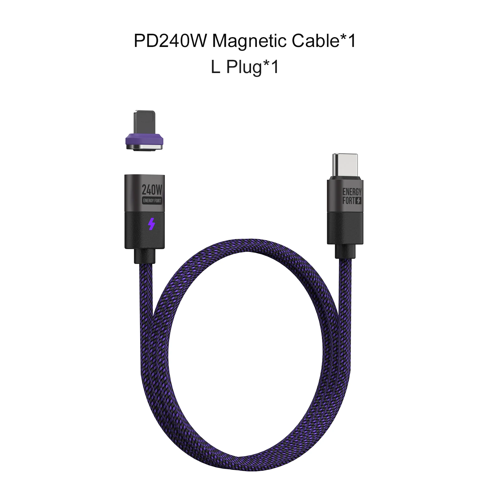 MOSHOU 240 W magnetisches Ladekabel PD3.1 5 A Schnelllade-USB-C-Kabel magnetisches Telefon-Ladekabel für iPhone 17 Pro Max Samsung Xiaomi 3