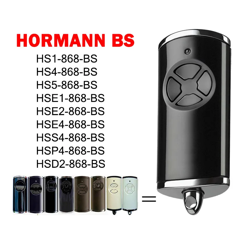 HORMANN BS Series ​HSE4 HSE2 HSE1 HS5 HS4 HS1 HSS4 HSD2 HSP4 868 BS BiSecur Garage Remote Control Clone Electric Gate Control