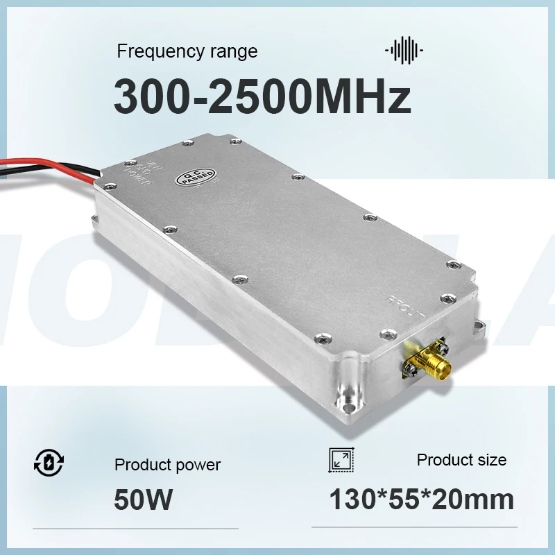 drone modulo rf amplificador de potencia uav fpv lora gan transistor circulador protecao conector sma 50w 01