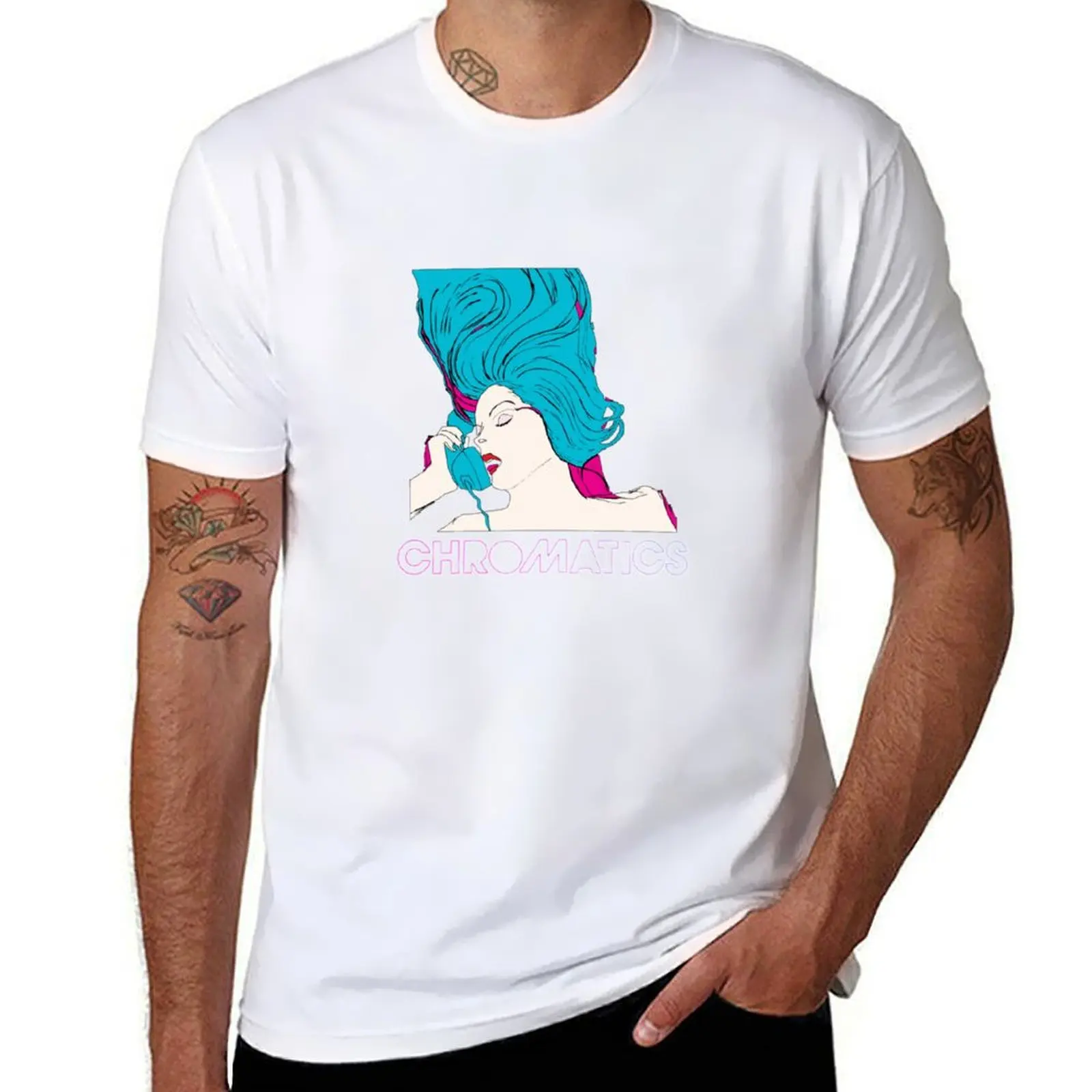 

Chromatics - Band logo Classic T-Shirt Retro Graphic Print T-Shirt