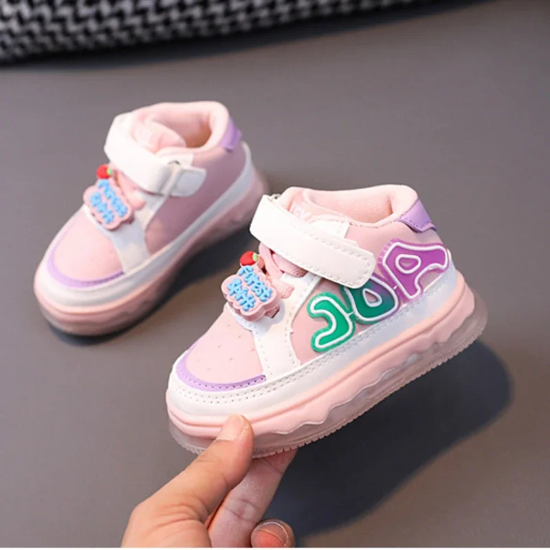 Lighting Shoes for Boy Children Shoes Casual Sneaker for Boy Kid Shoe for Girl Board Shoe Cartoon Cute Girl Shoe Tenis De Mujer