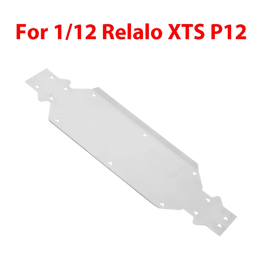 

For 1/12 Relalo XTS P12 Stainless Steel Chassis Guard Plate Scratch Protection RC Model Cars Replacement Accessories