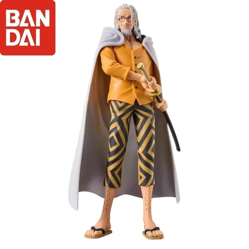 Bandai-Banpresto Anime Model Toys, One Piece, DXF Great Route Series, Silvers Rayleigh, PVC Action Figure, Collecemballages, Original