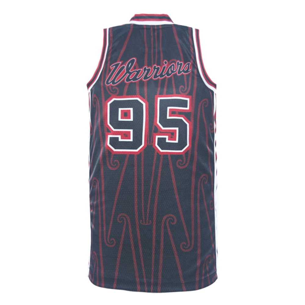 Men Boys NRL New Zealand Warriors #95 Te Ārahi Singlet Maori Tribal Print Mesh Sleeveless Rugby Jersey Men Fan Sport Tank Top