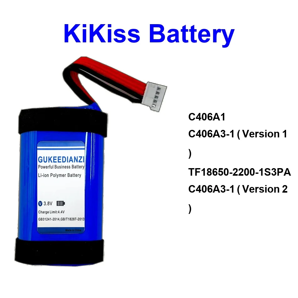 

C406A3-1 Version 1 C406A1 TF18650-2200-1S3PA 3200-5850Mah For Marshall Stockwell Speaker 2 II 2ND Battery