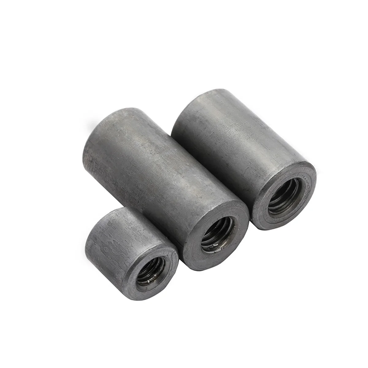 Carbon Steel Natural Color Extended Cylindrical Nut Link Rod Sleeve Welding And Compression Molding M2M3M4M5M6