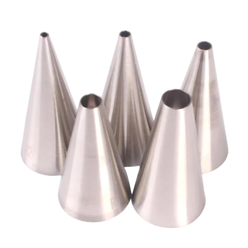 5PCs Cookie Pastry Nozzles Cupcake Cookies Icing Piping Tips DIY Cake Decor