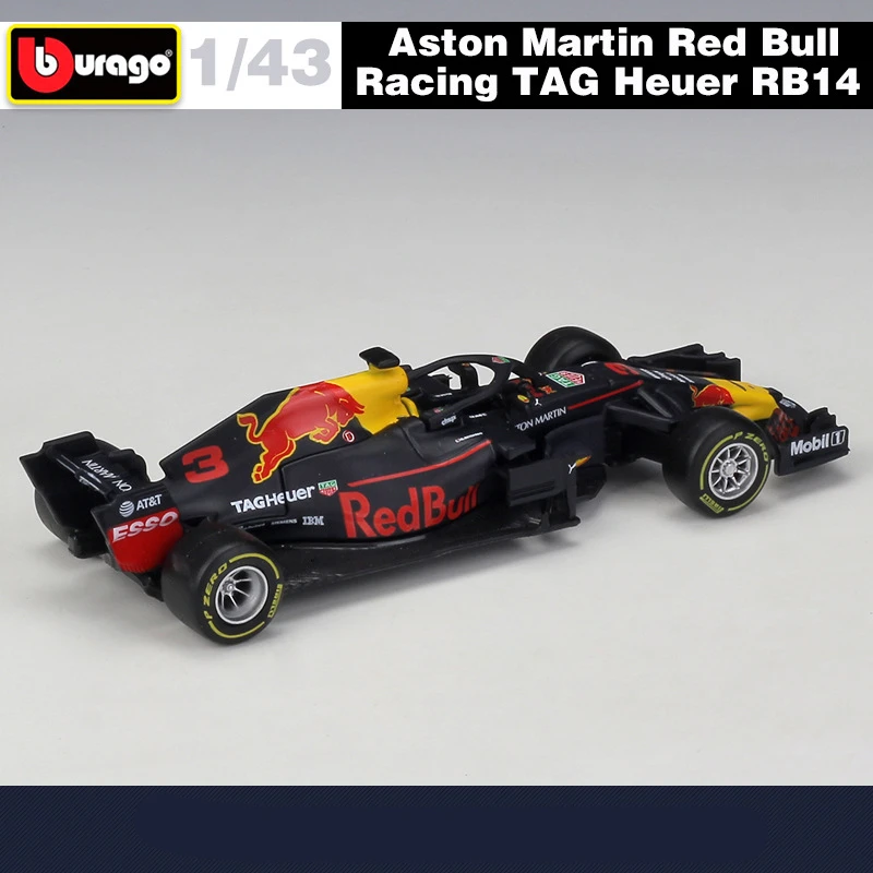 Bburago 1:43 F1 Red Bull Alloy Racing RB15 RB16B 33# Max Verstappen 11# Sergio Perez Formula One Simulation Toys SuperCar Model