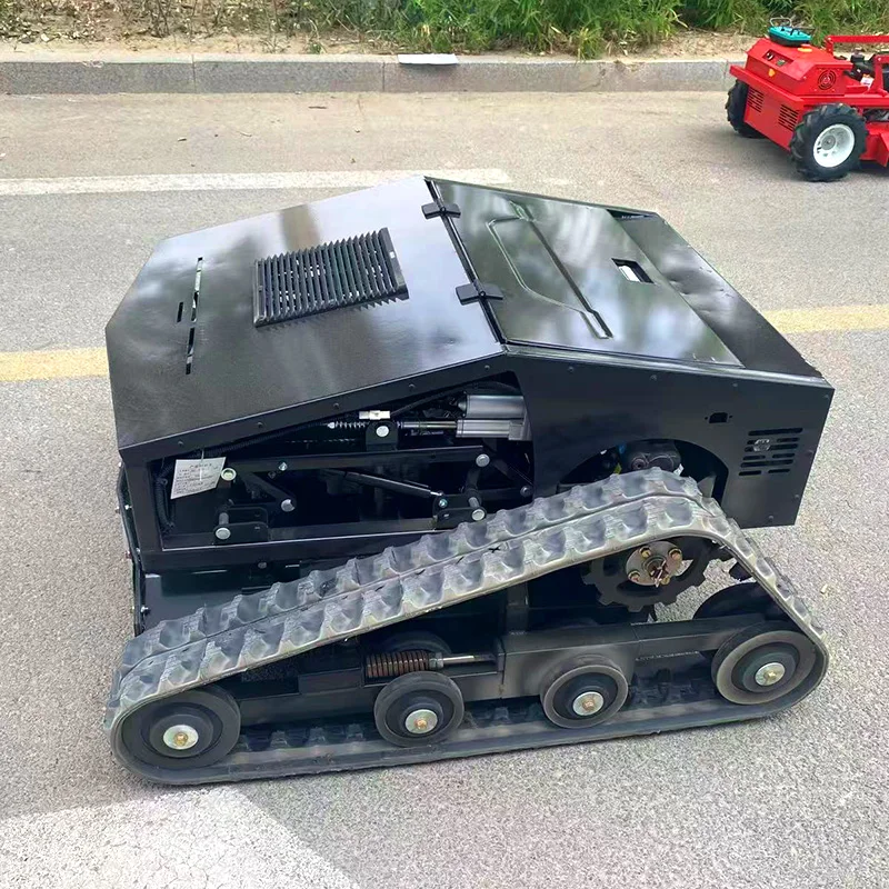 تخصيص الزاحف ذاتية الدفع التحكم عن بعد جزازة العشب 16HP 4 Storke حديقة جزازة العشب روبوت