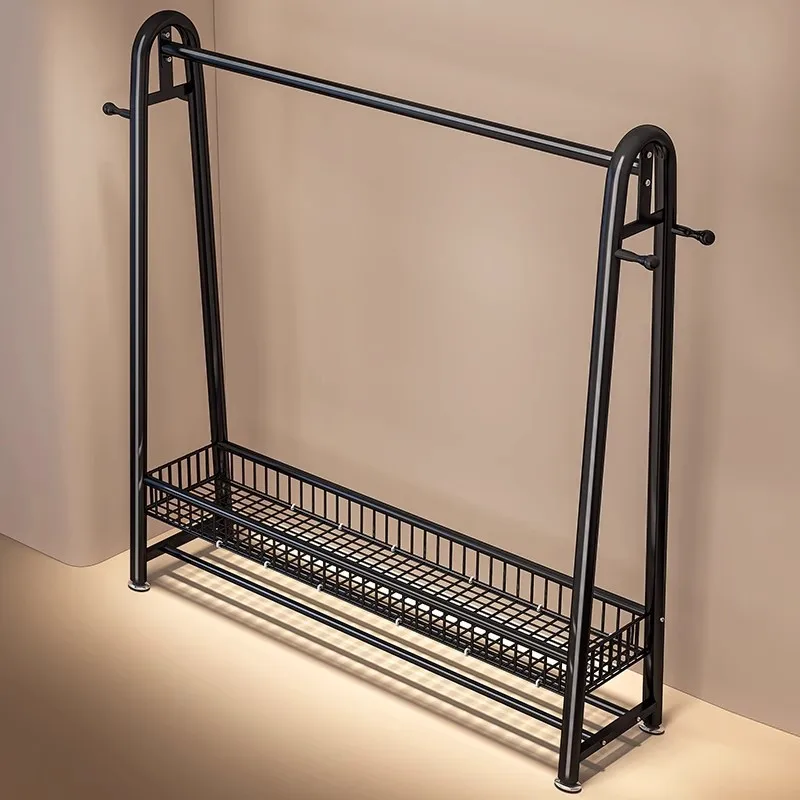 

Coat Rack Floor Standing Metal Clothes Rack Removable Bedroom Garment Hanger Storage Organizer