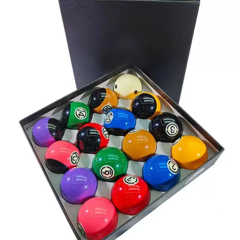 

Hot Sales Professional 2-1/2 Inch 57.2mm Resin Snooker Ball Set Regular Size Pool Table Accessories
