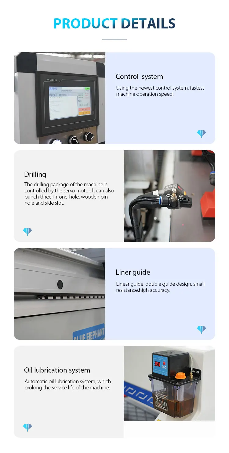 table side hole drill cnc horizontal boring machine single woodworking drilling for panel furniture