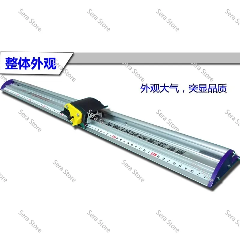 Protective Sliding Kt Board Cutting Ruler Advertising Protective Ruler Aluminum Alloy Art Ruler