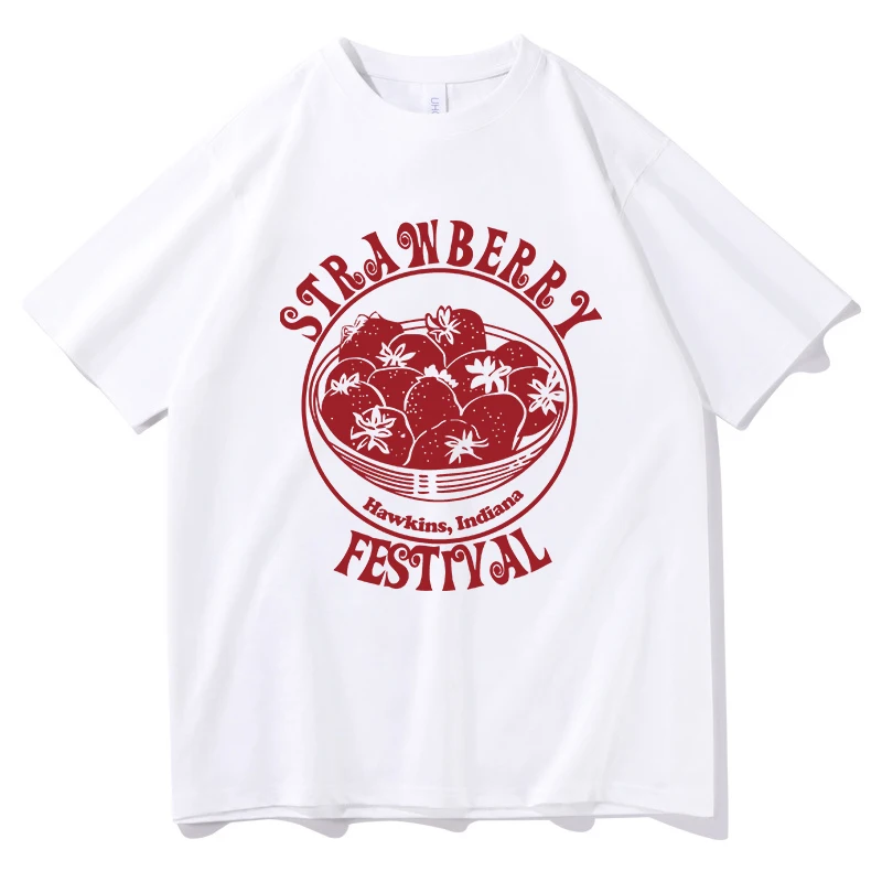 Summer Bestseller Harajuku 3D Printed Hellfire Club Strawberry Festival O Neck Short Sleeve T Shirt Camisetas Unisex Kids Top