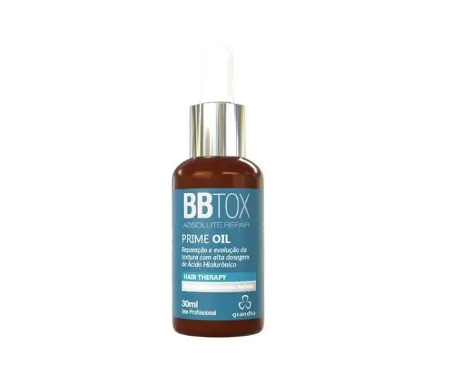 Reparador De Pontas Grandha Bbtox Botox Prime Oil 30ml