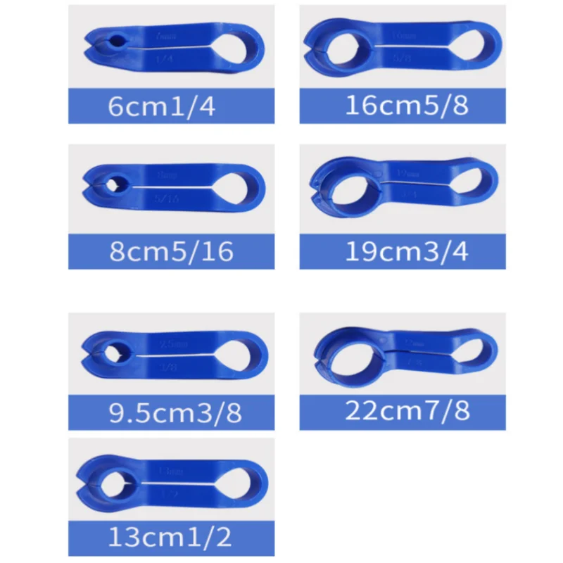 Fuel Line Angled Disconnect Tool Set Air Conditioning Pipe Clamp Disassembly Tool for Automotive AC Fuel Line,16pcs