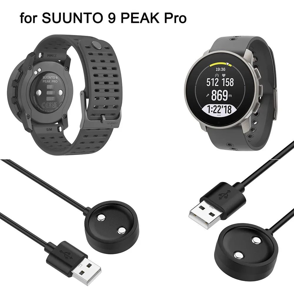 Fast Charging Cable for SUUNTO 9 Peak Pro Suunto vertical Race Sport Watch Replacement Magnetic USB