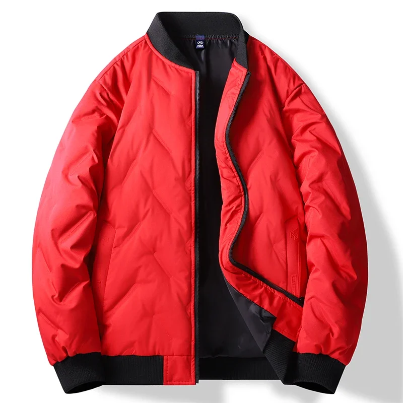 

Уличное весенне-осеннее новое мужское пальто, модная теплая куртка на хлопковой подкладке, мужское зимнее повседневное пальто, мужское пальто, походная куртка