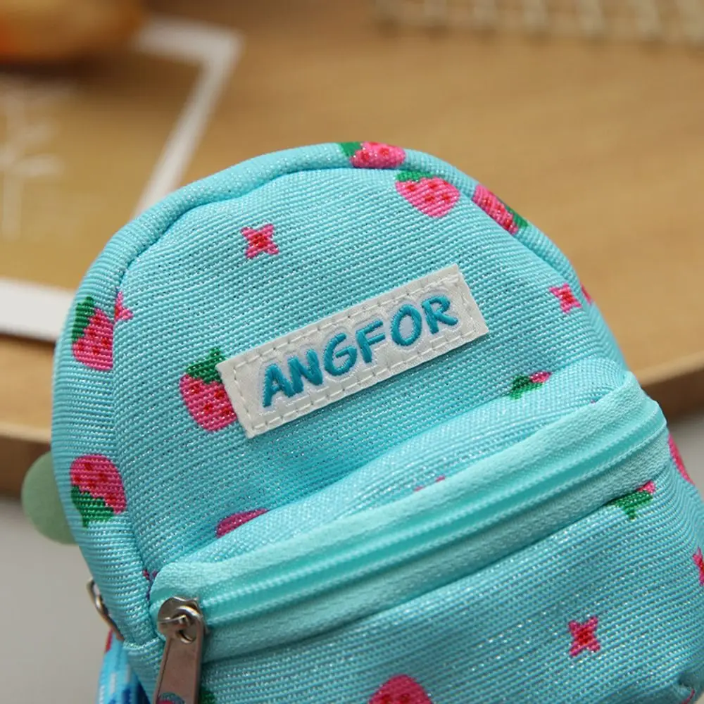 Floral Printed Coin Purse Pendant Pendant Design Portable Size Mini Crossbody Bag Multi-Function Anti Loss Mobile Phone Charm