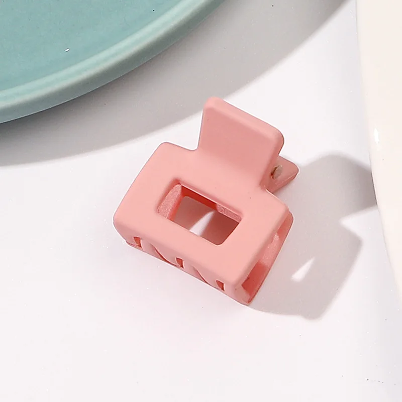 Solid Small Size Square Hair Claws Crab Hair Clips Women Ponytail Clips Hair Styling Tools Hair Accessories Headdress Barrettes