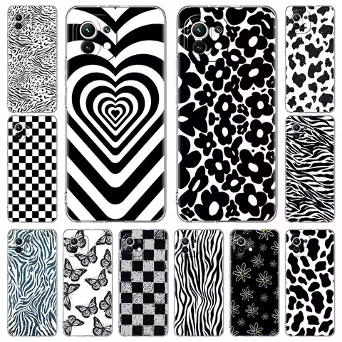 Cow Zebra Pattern For Poco X5 X3 NFC F5 F4 F3 M3 Clear Phone Case For Xiaomi 12T 12 13 Lite 11 Ultra Mi 10T 5G 11X Pro 11T Cover