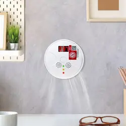 Carbon Monoxide Detectors Travel CO Alarm Battery-Powered CO Warning Monitor Portable CO Alarm Detector With Digital Display &