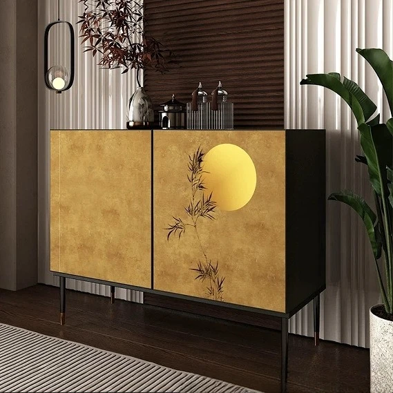 Chinese classical solid wood entrance table, living room corridor locker, retro decorative sofa backrest cabinet, door cabinet