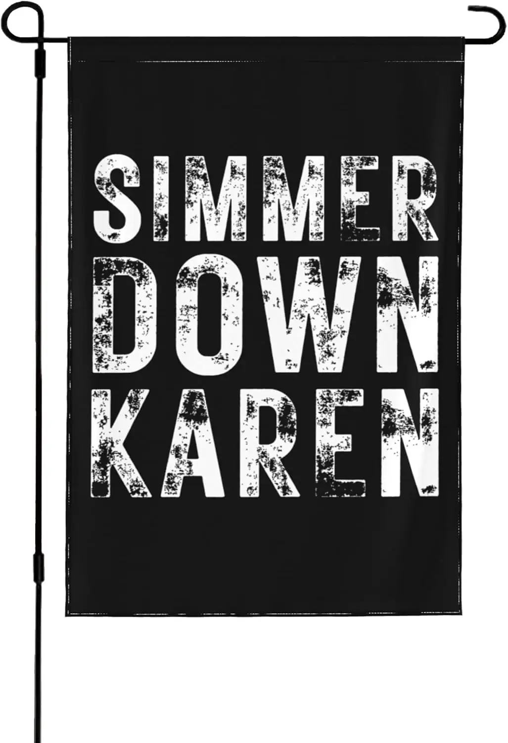 Simmer Down Karen Garden Flag Funny Karen Garden Flag  Double Sided Printed Flags Lawn Outdoor House Wall Yard Sign