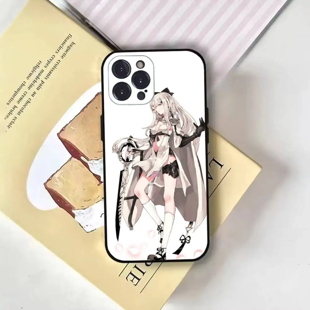 حافظة هاتف Game-D-D-Drakengard-Zero لهاتف iPhone17,16,15,14,13,12,11 Plus, Pro Max, غطاء أسود ناعم