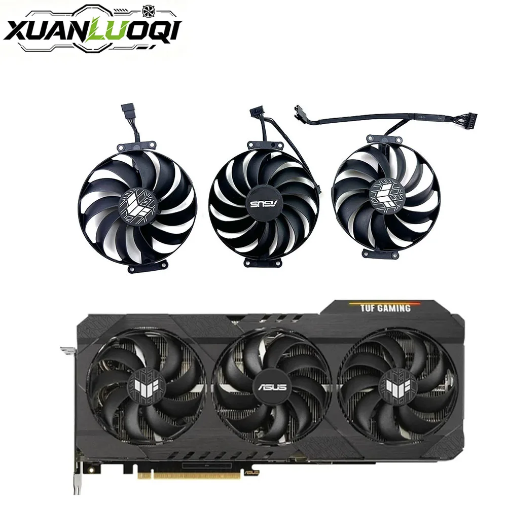 NOUVEAU ventilateur de GPU 95MM 7PIN T129215SU CF1010U12S FDC10U12S9-C pour ASUS TUF GAMING Radeon RX 6700 6800 6900 XT version OC