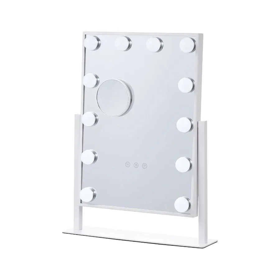 

Hollywood Vanity Makeup Mirror With Lights 5X Magnification 16.1x11.8 in