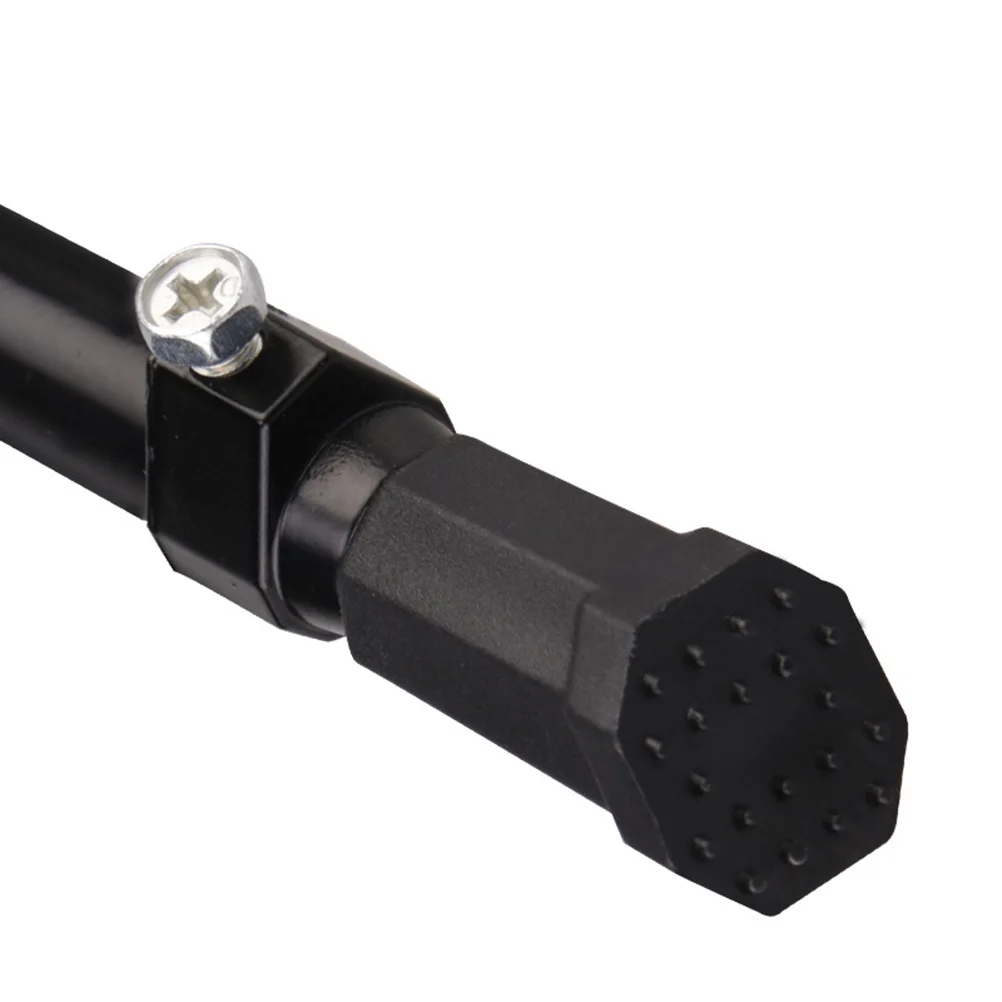 

Bike Kickstand Adjustable Sidestay Support Mountain Road Folding Bike 24-27 Inch Durable Aluminum Alloy Black