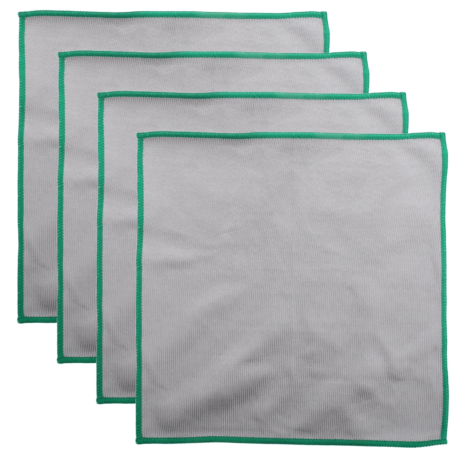 

4Pcs High Absorbency Microfiber Cloths for Car Window Glass Cleaning Polish Shine Reusable Household Cleaning Tool Set