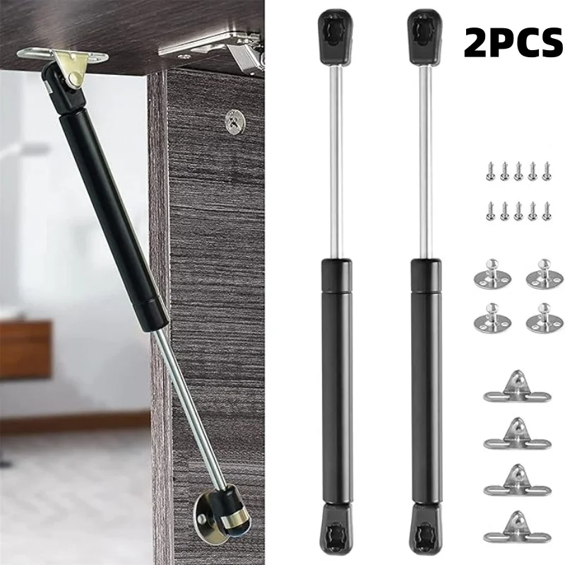 2er-Set Gasdruckfedern Stoßdämpfer Hebehilfen für Hydraulikkolben Deckelhalterung Fenster Schrank für Schranktür Spielzeug Werkzeugkasten Deckel