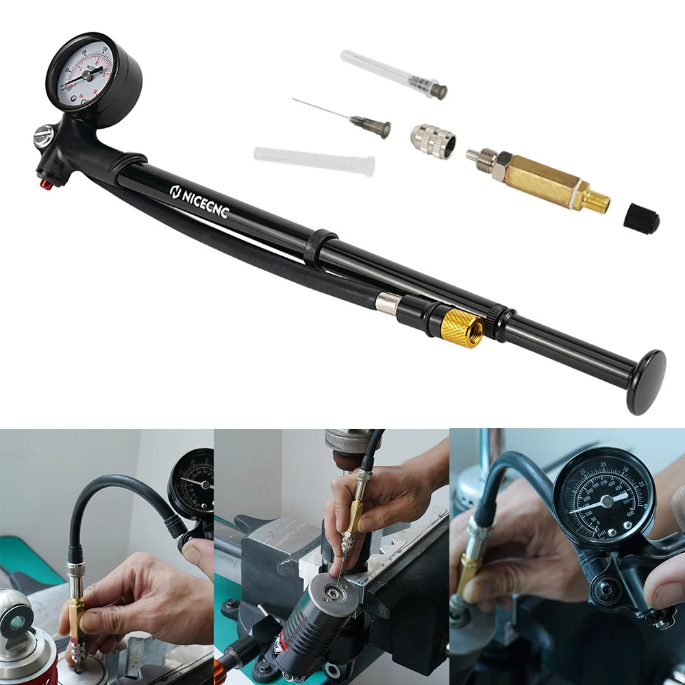 

Universal Suspension Shock Nitrogen Filling Needle Kit for Yamaha Raptor CanAm Polaris RZR ArcticCat Fox Ohlins Truck UTV ATV