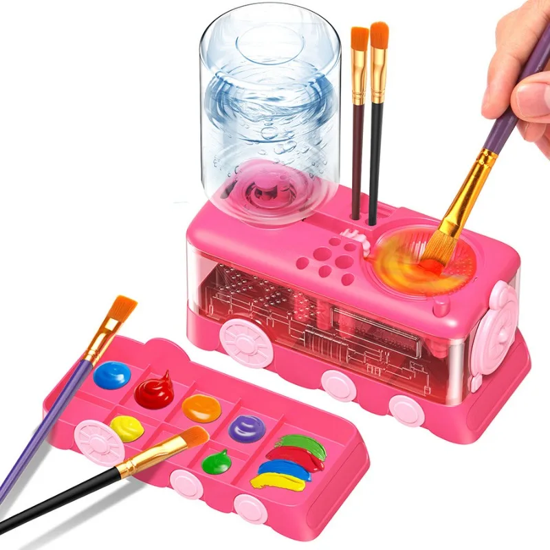 

Автоматическая машина для мытья кистей с подменой воды, для акварели, акрила, масляных красок, для художников