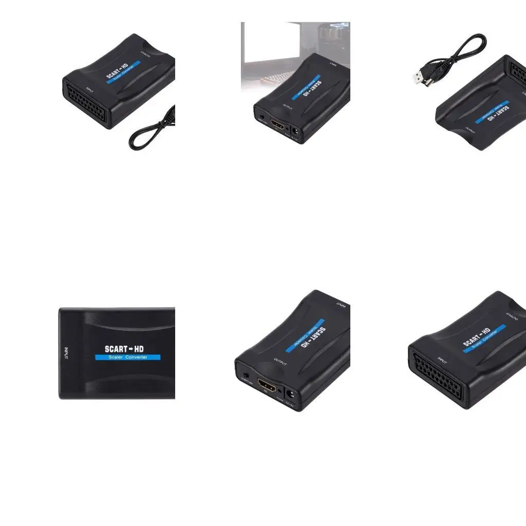

Y1UB Scart to Multimedia Interfaces Conversion Device 1080p Output Enhancing Viewing
