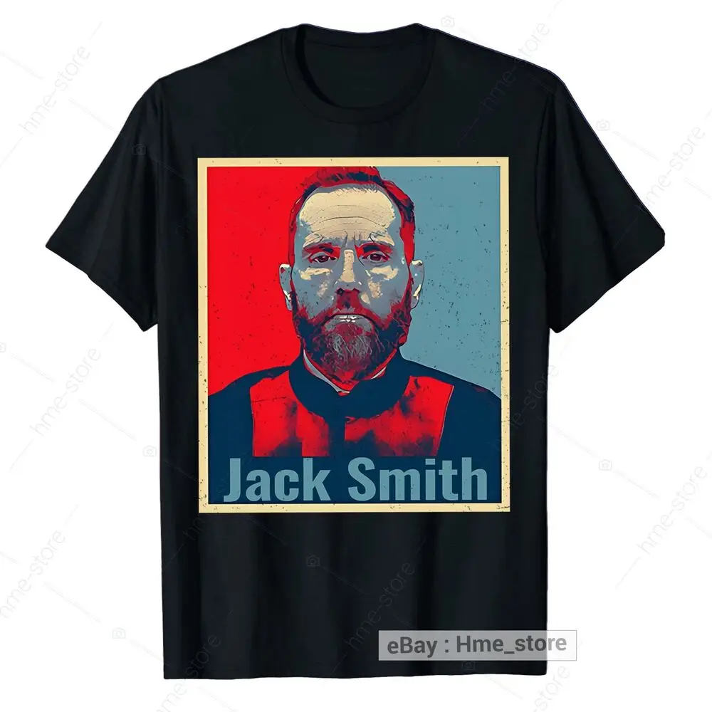 Retro Jack Smith For President 2024 T-Shirt American Patriotic Political Tee Anime Graphic T-shirts