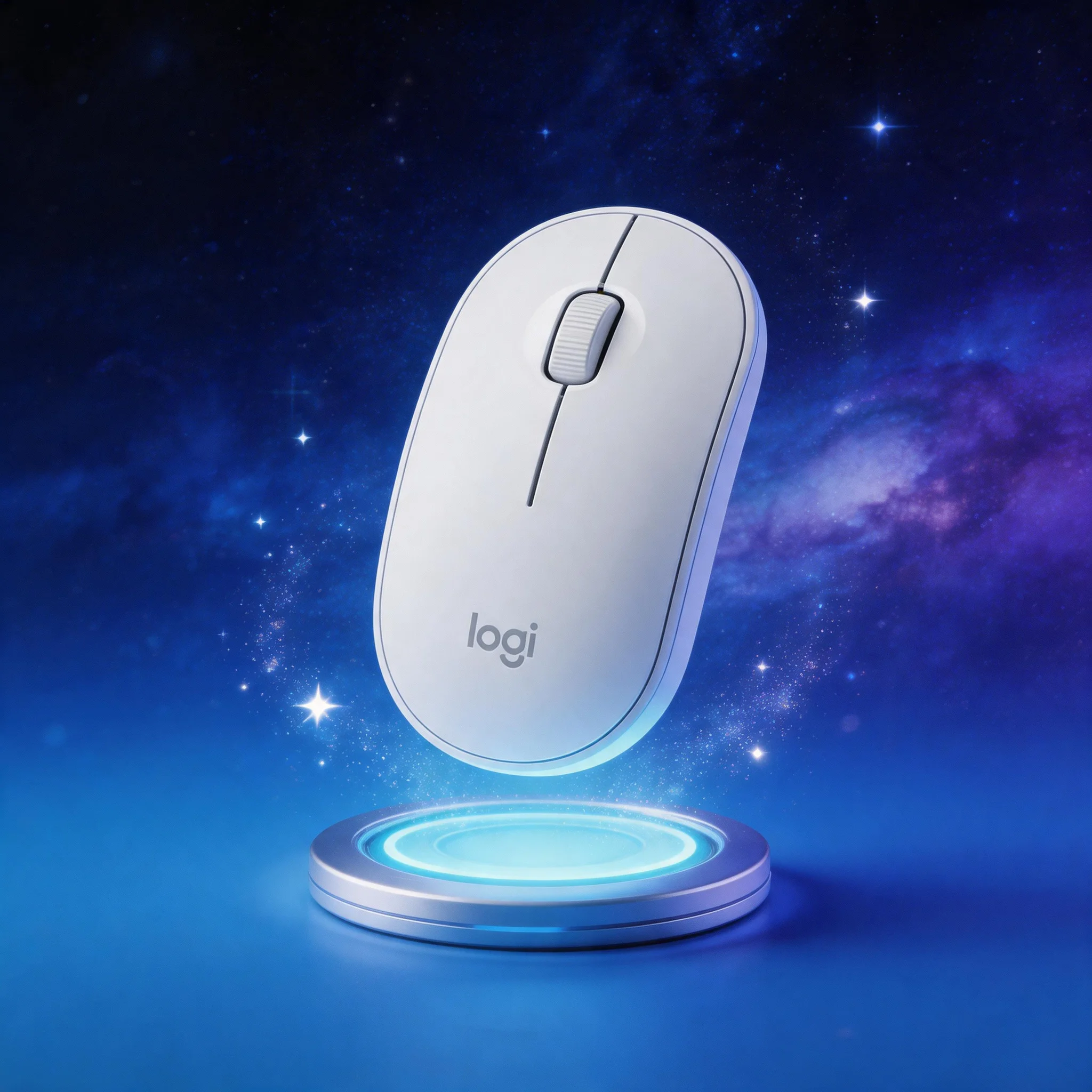 Logitech POP M350 Bluetooth Mouse, crafted with eco-friendly materials and featuring a silent design, perfectly meets the quiet