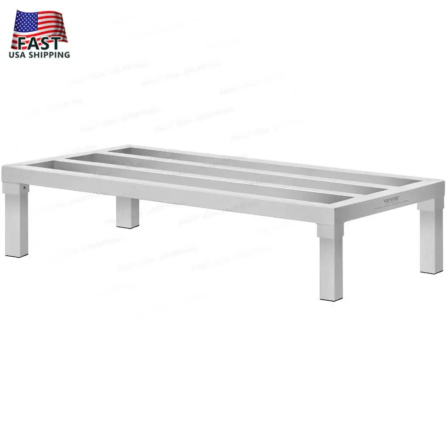 Aluminum Dunnage Rack 36x20x8 Stationary Storage Rack