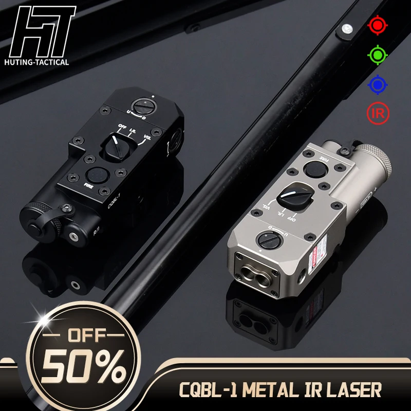 

WADSN Metal CQBL-1 Red Green Blue pointer laser Indicator IR Aiming Sight Hunting Airsoft Weapon Aiming Fit 20mm Picatinny Rail