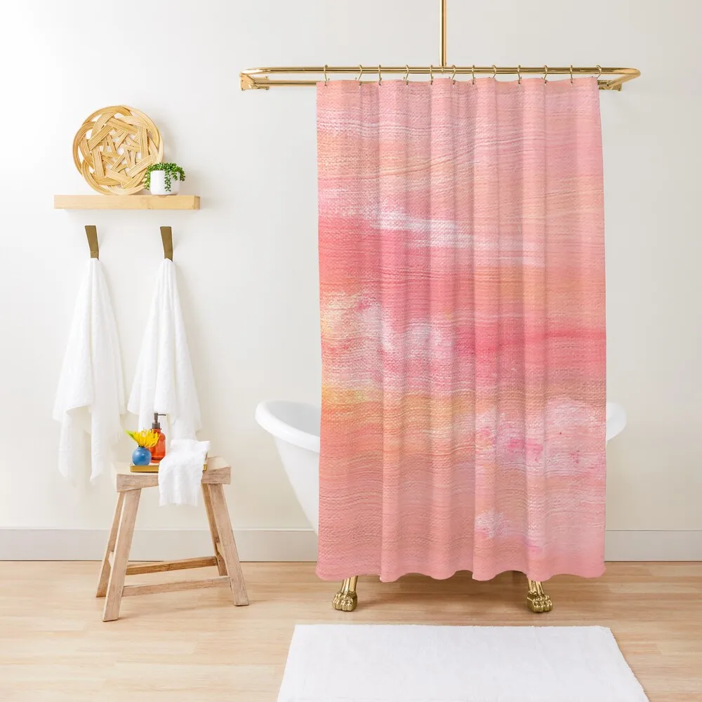 

Coral Clouds Shower Curtain Bathroom Showers Luxury Bathroom Shower Sets For Bathroom Shower Waterproof Curtain