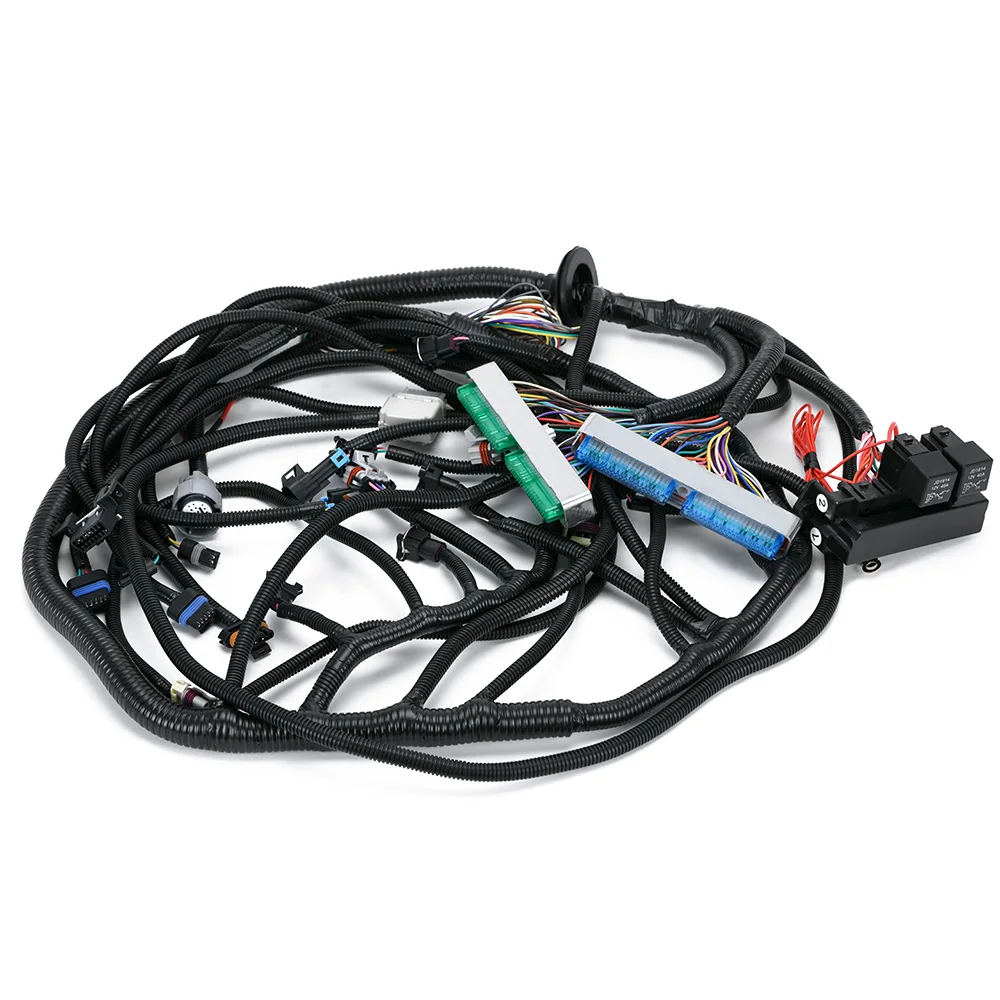 

LS Stand Alone Wiring Harness 4L60E DBW PCM For GM Gen III LS 1997-2004 Based Engines 4L70E 4L75E LS Swap Engine Harness