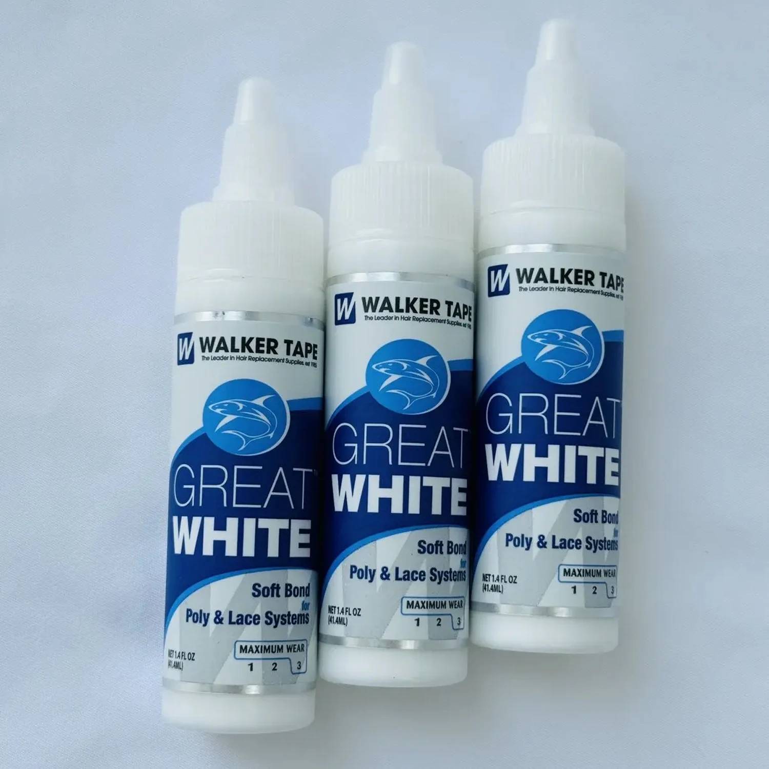 

1-5 шт. Walker Tape Клей для парика Отличный белый клей для волос Мягкие клеи для склеивания Клей для кружевных систем Водонепроницаемый клей для волос для кружевного парика