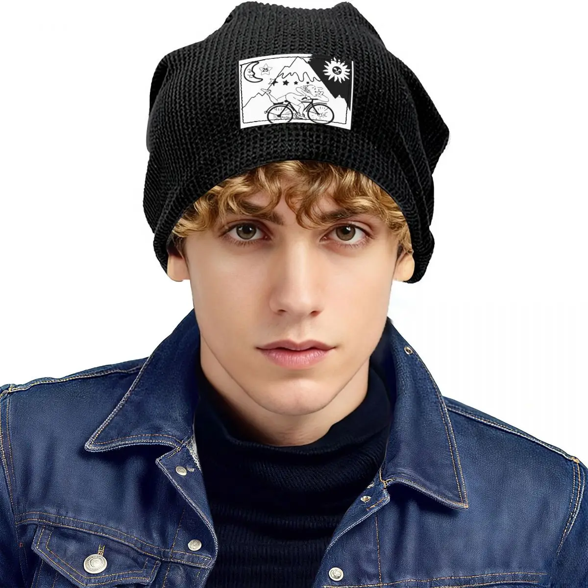 Discovery Of LSD Albert Hofmann Warm Fleece-Lined Cap Fashion Bonnet Hat Autumn Winter Outdoor Beanies Hats for Men Women Adult