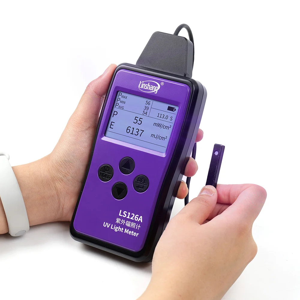 Pro Grade UVA Intensity Meter LS126A Ultraviolet Radiometer Curing Light Radiometer UV Intensity Meter