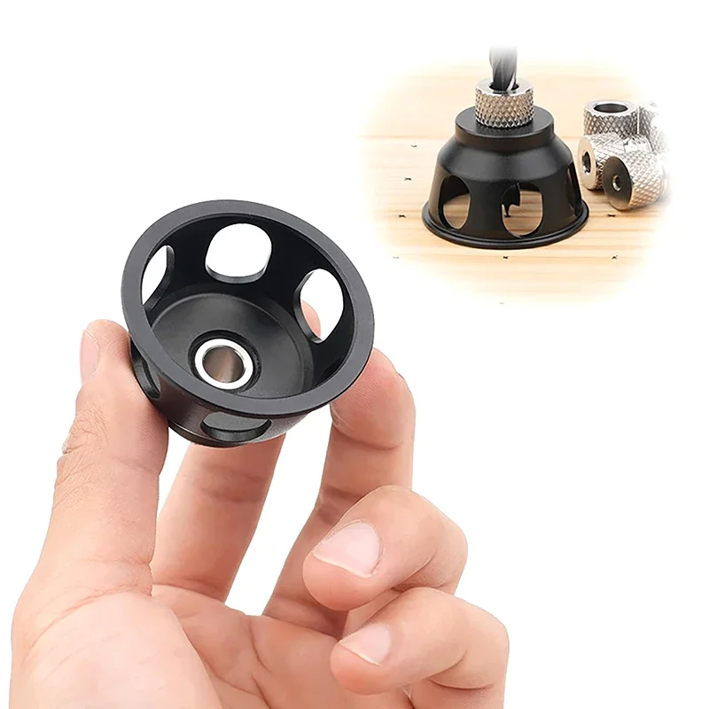 

Replaceable Vertical Drill Guide Doweling Jig Kit Drill Positioning Aluminum Alloy Pocket Hole Jig Straight Angle Guide Locator